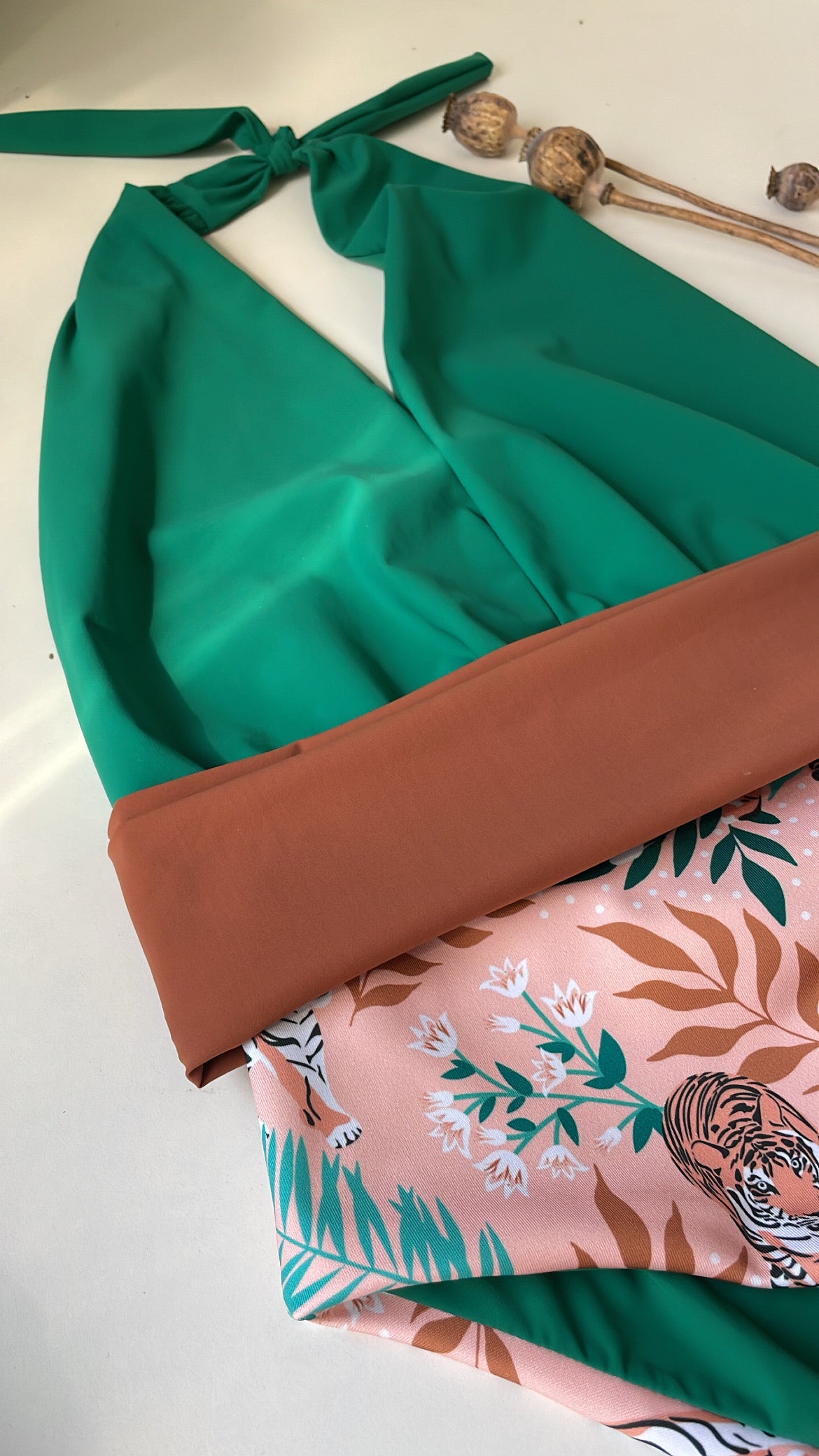 Costume intero TIGRI con cintura / Reversibile
