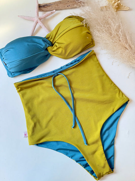 🏝️OSMOSI FASCIA CARAMELLA  + SLIP ALTO TRASFORMABILE CELESTE + VERDE PISTACCHIO