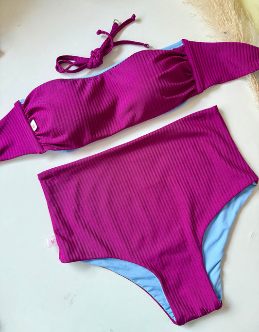 BIKINI 🍒 AMARENA FASCIA + SLIP ALTO